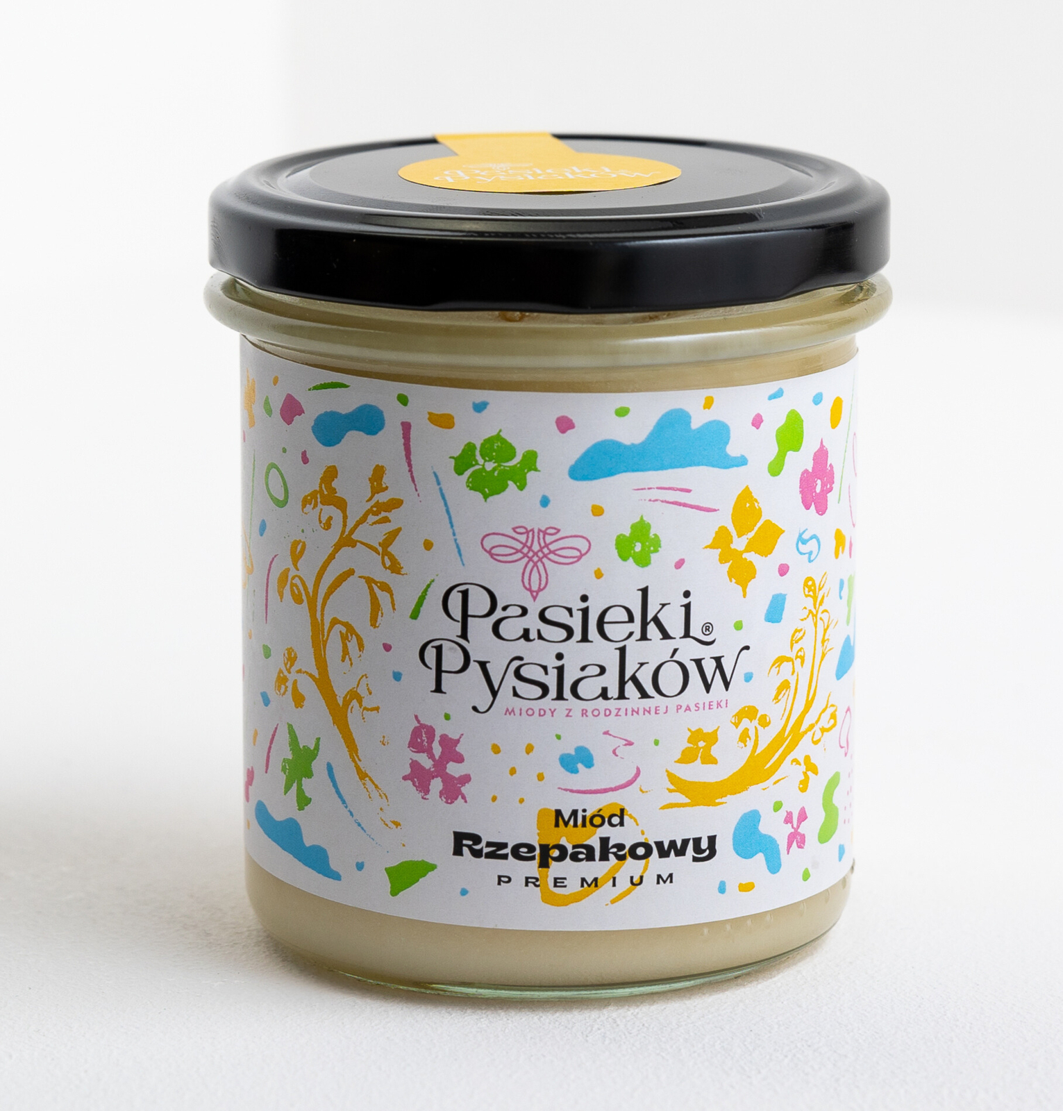 Miód naturalny rzepakowy 450g 2025r.