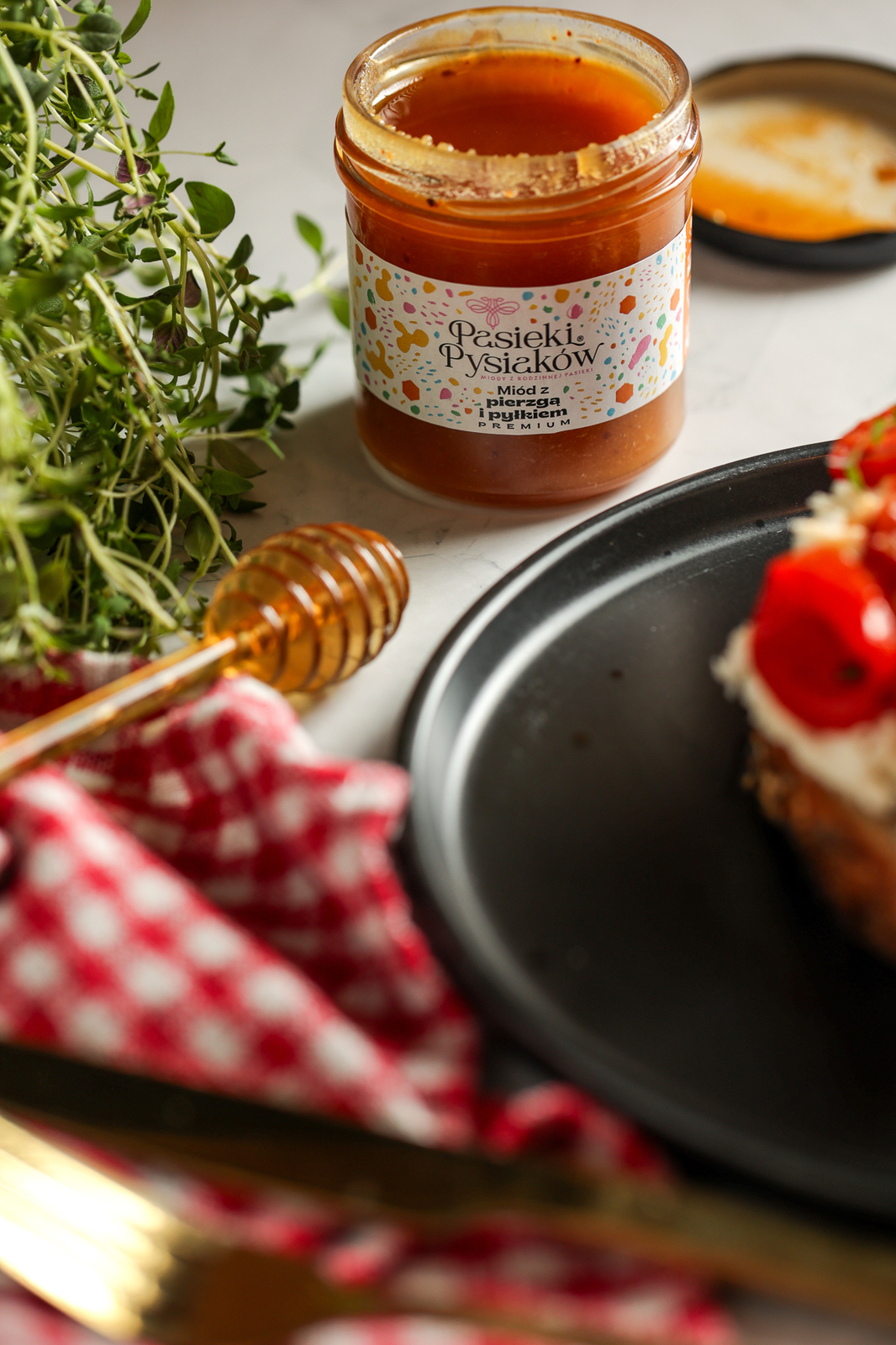 Miód z pierzgą i pyłkiem 200g - 2025r