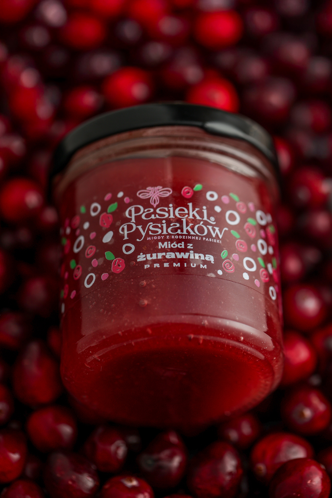 Miód z żurawiną 200g