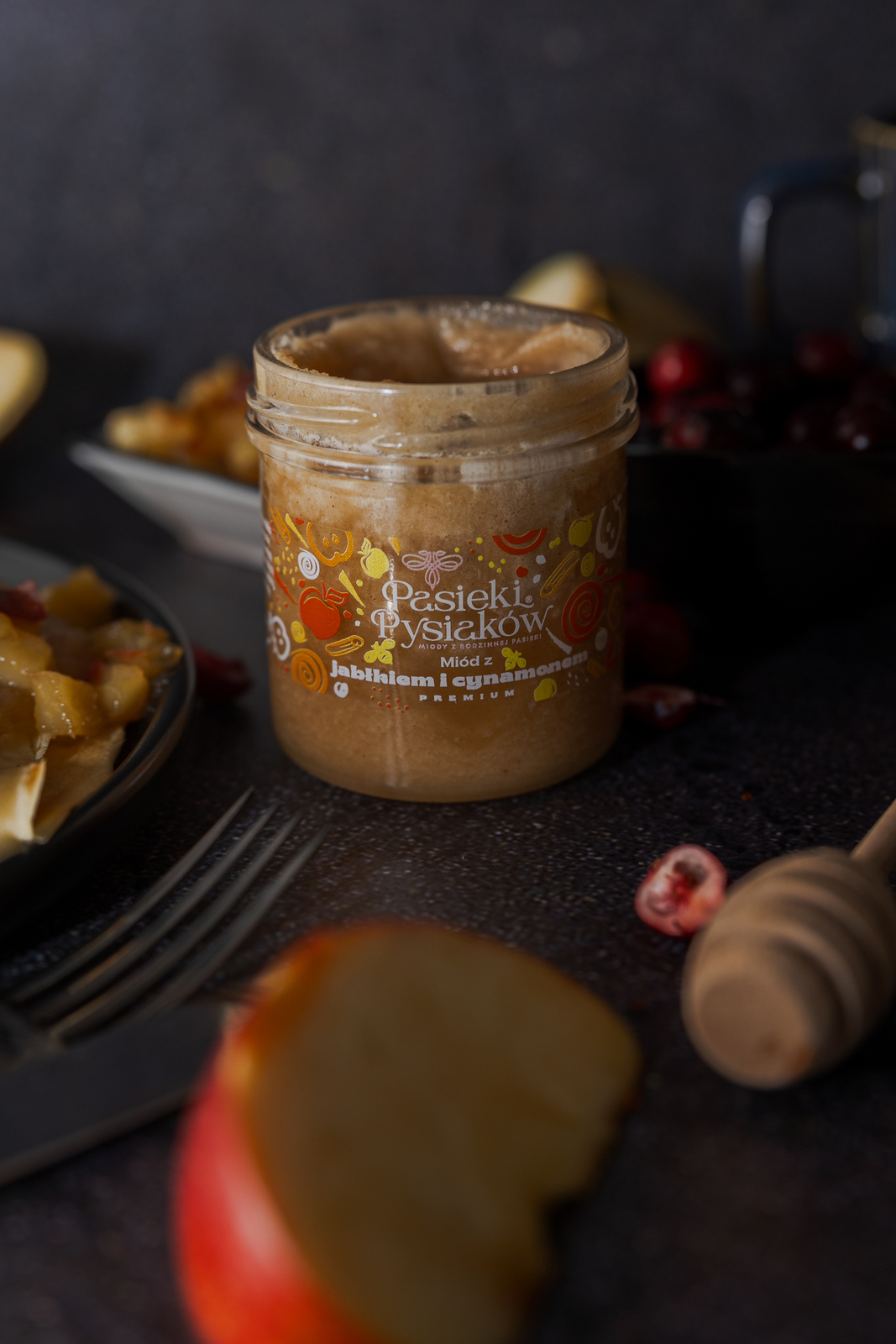 Miód z Jabłkiem i Cynamonem 200g