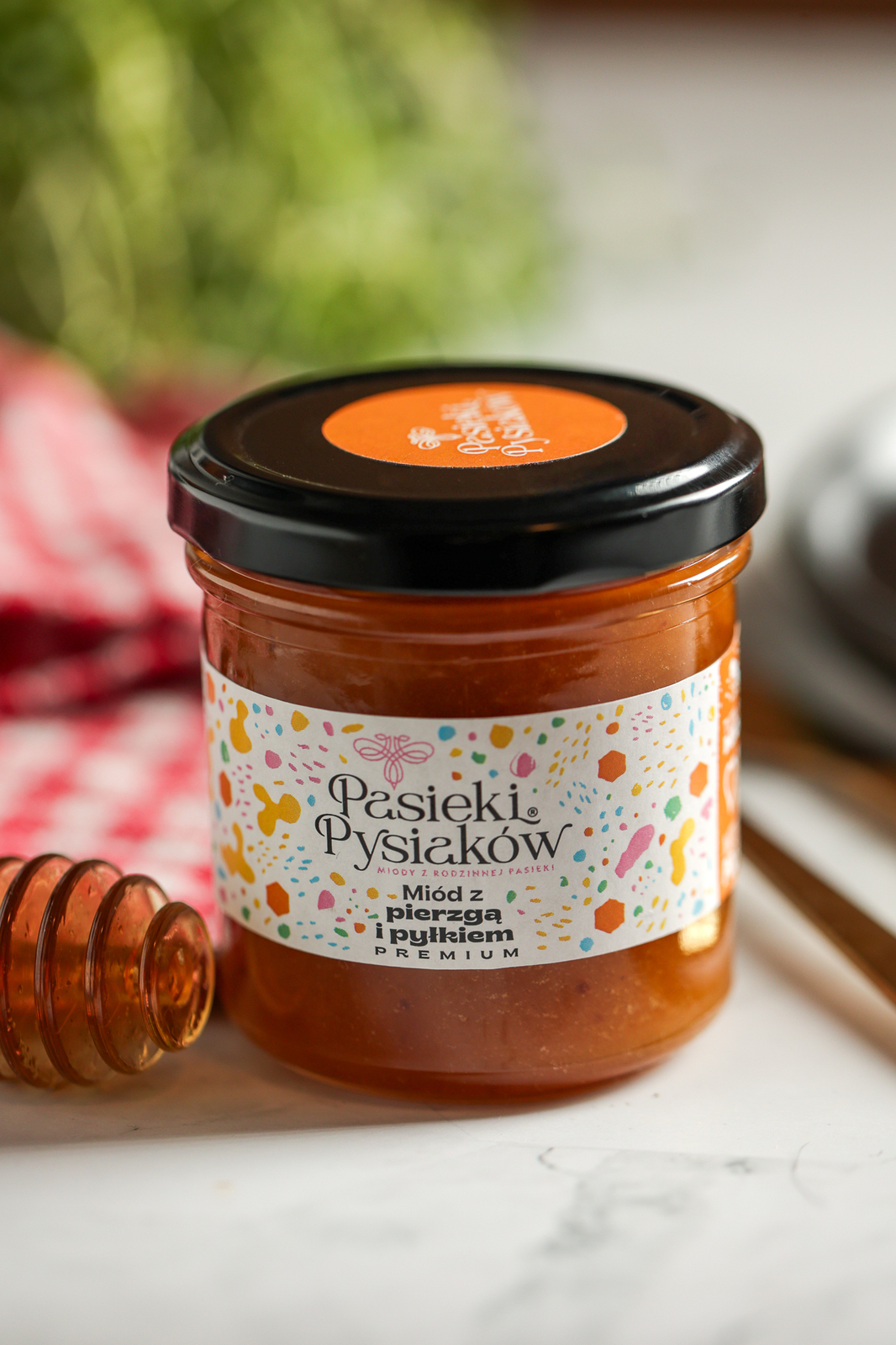 Miód z pierzgą i pyłkiem 1200g - 2025r