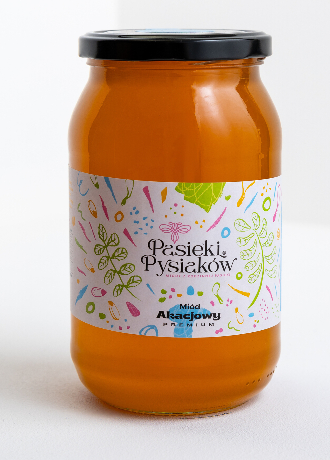 Miód naturalny akacjowy 1200g 2025r.