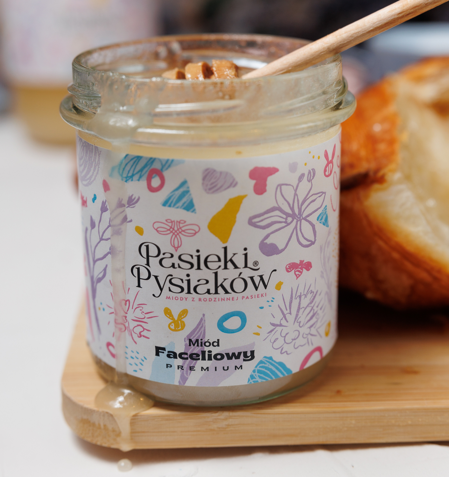 Miód naturalny faceliowy 450g 2025r.