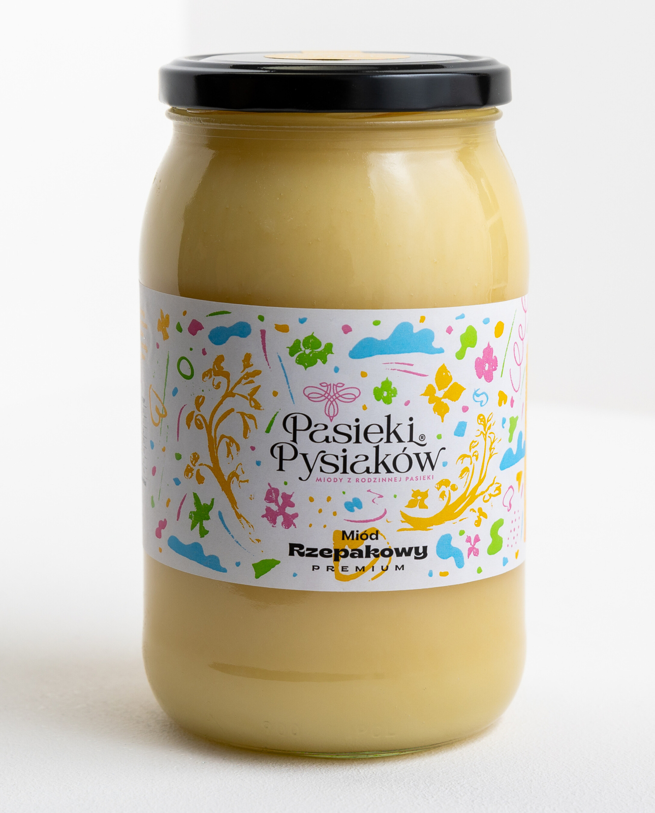 Miód naturalny rzepakowy 1200g 2025r.