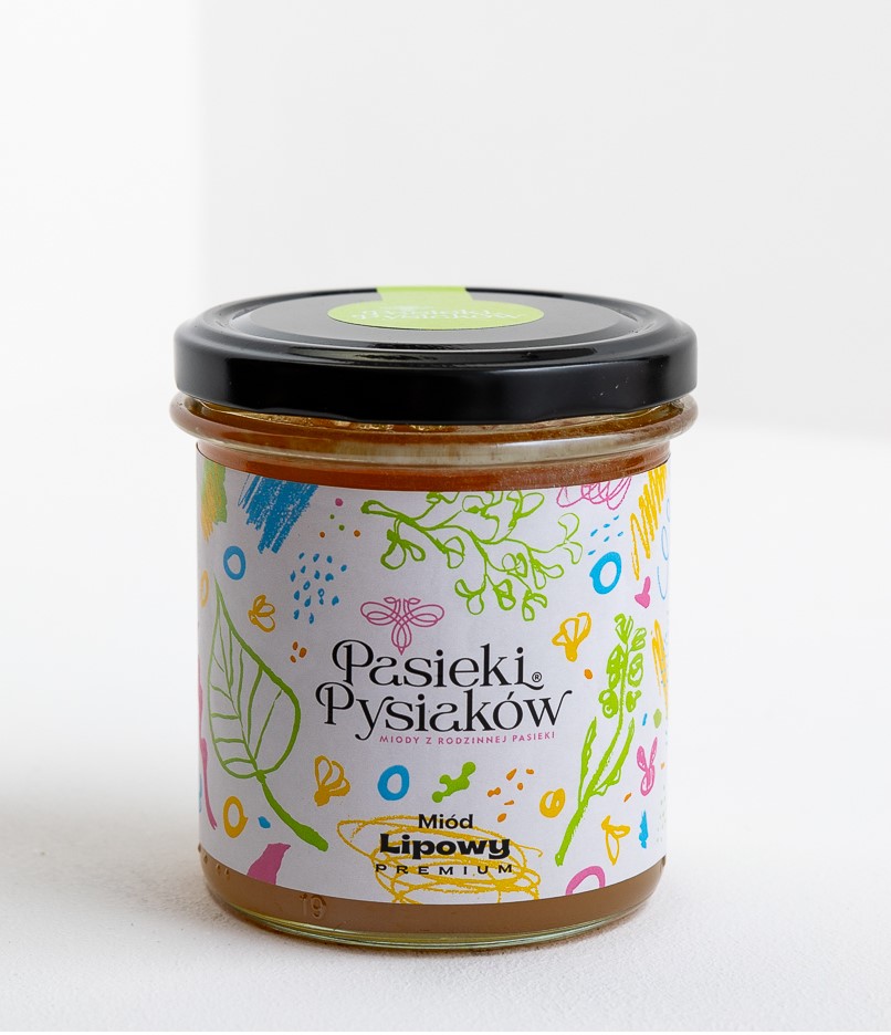 Miód naturalny lipowy 450g 2025