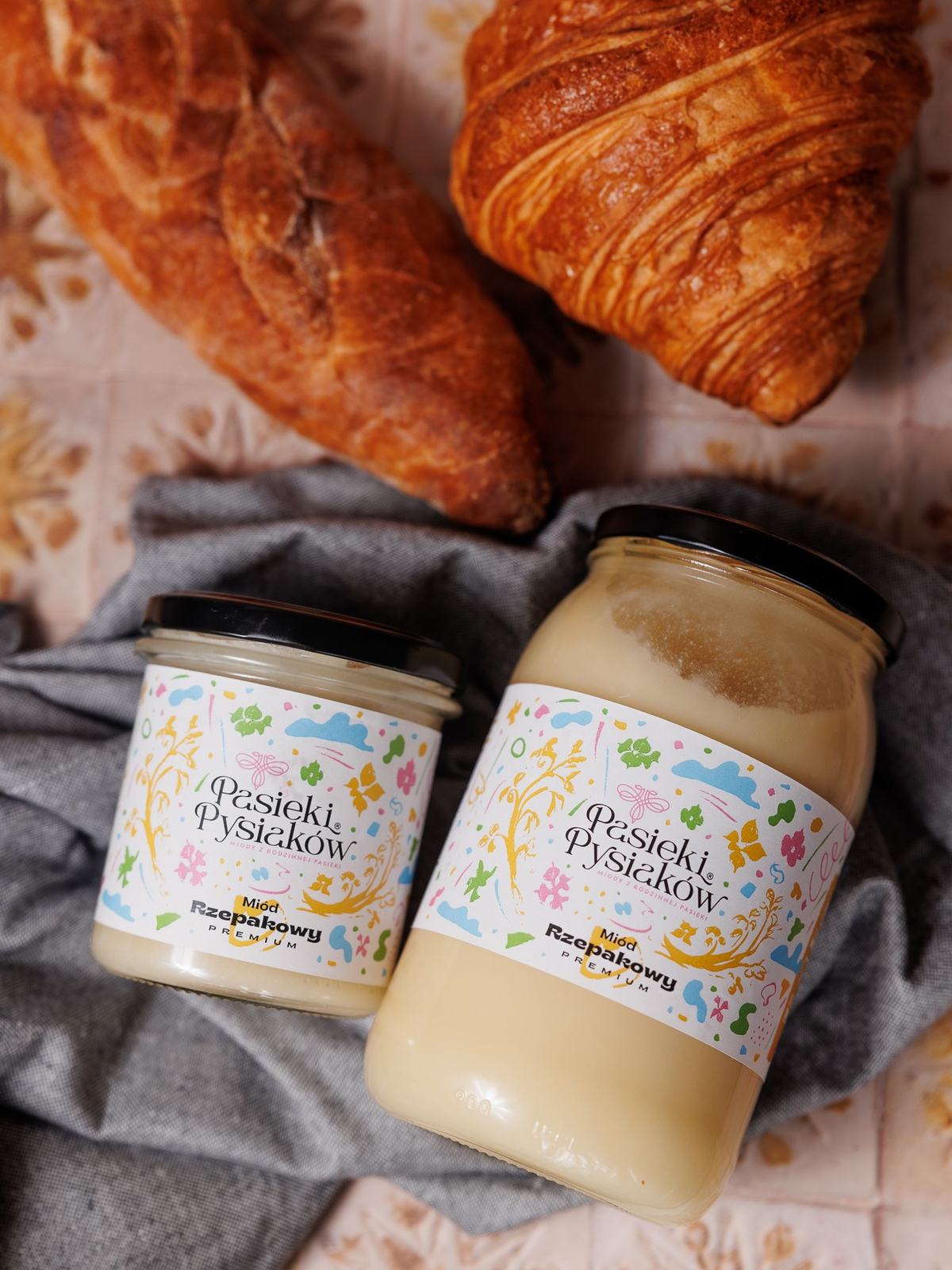 Miód naturalny rzepakowy 450g 2025r.