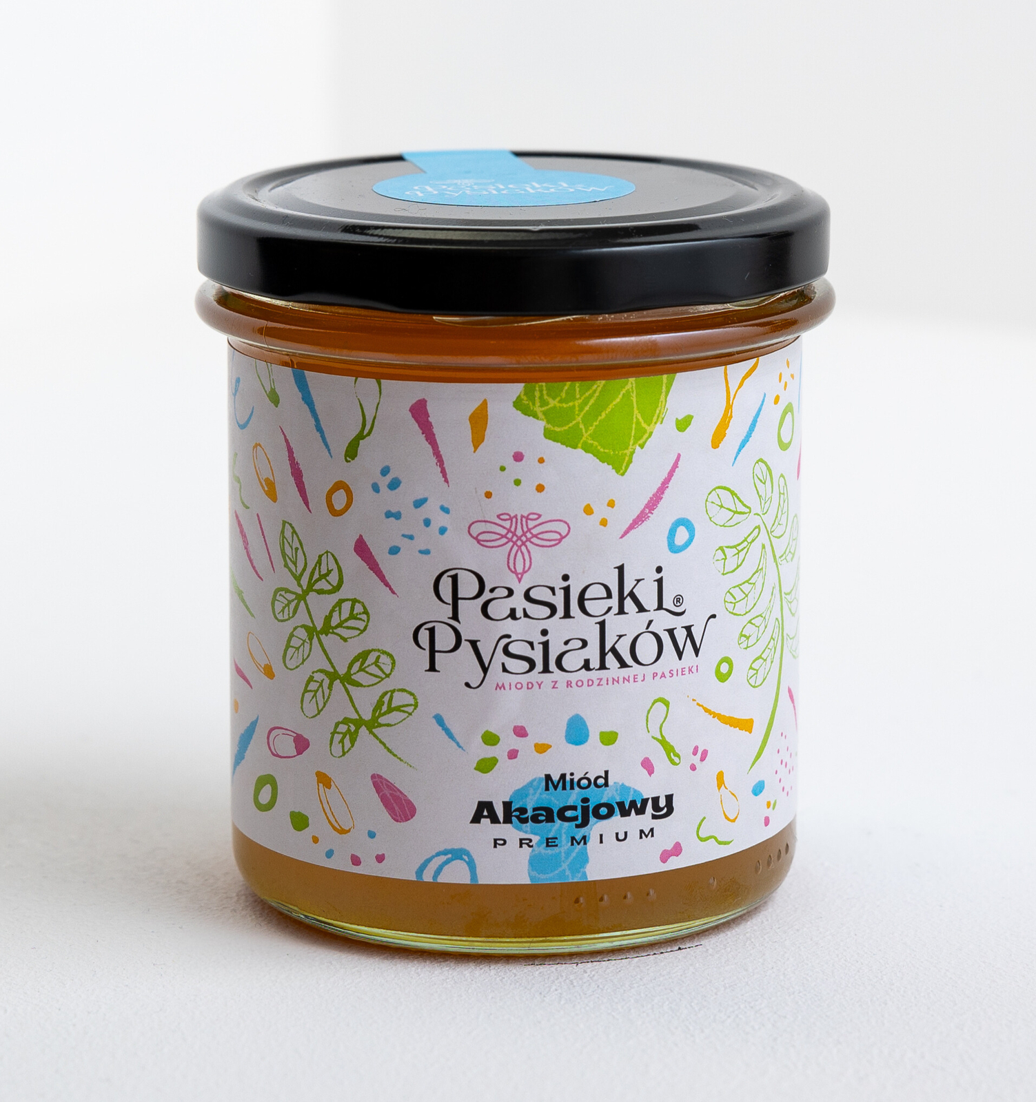 Miód naturalny akacjowy 450g 2025r.