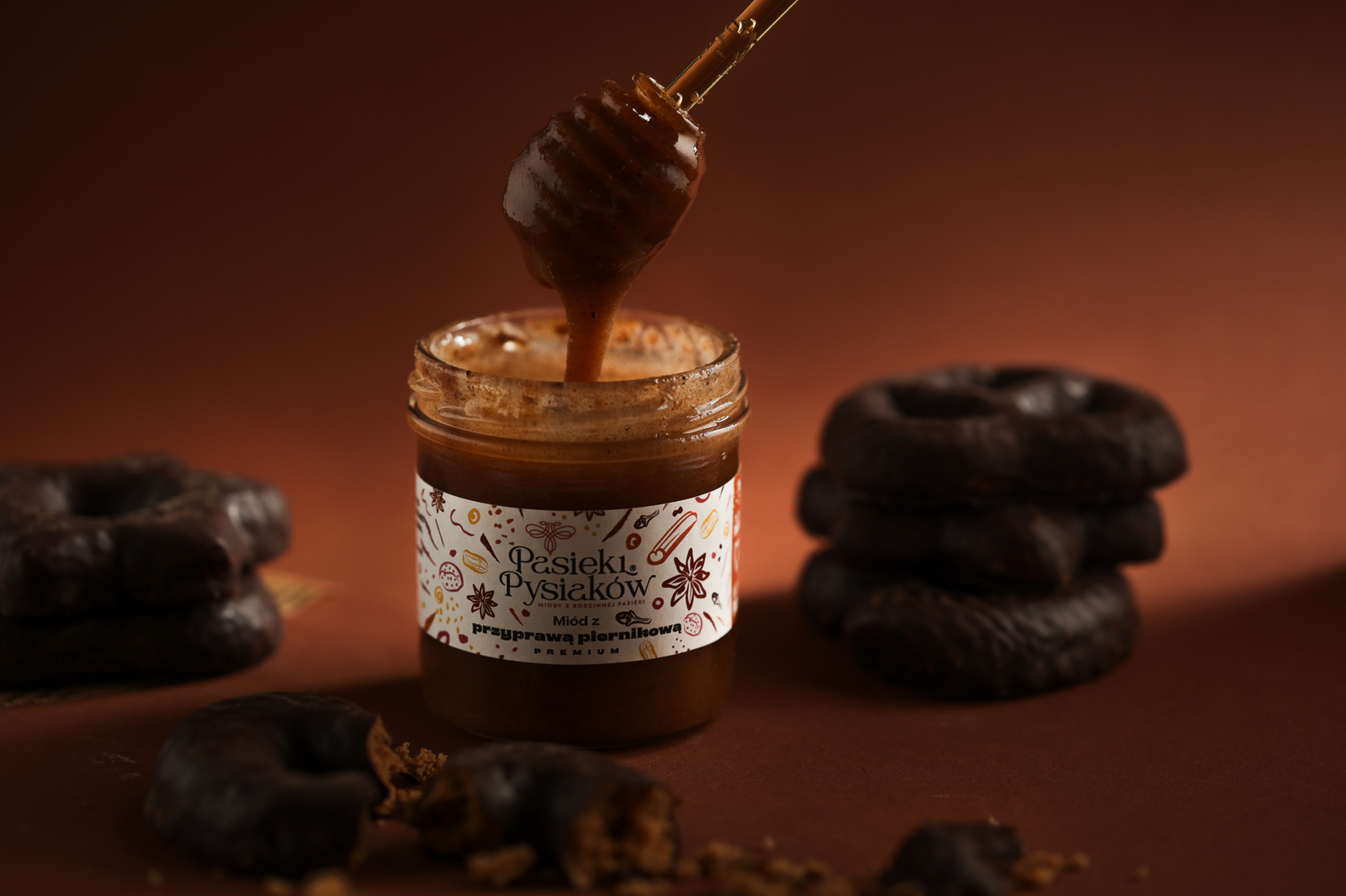 Miód z Przyprawą Piernikową 1200g