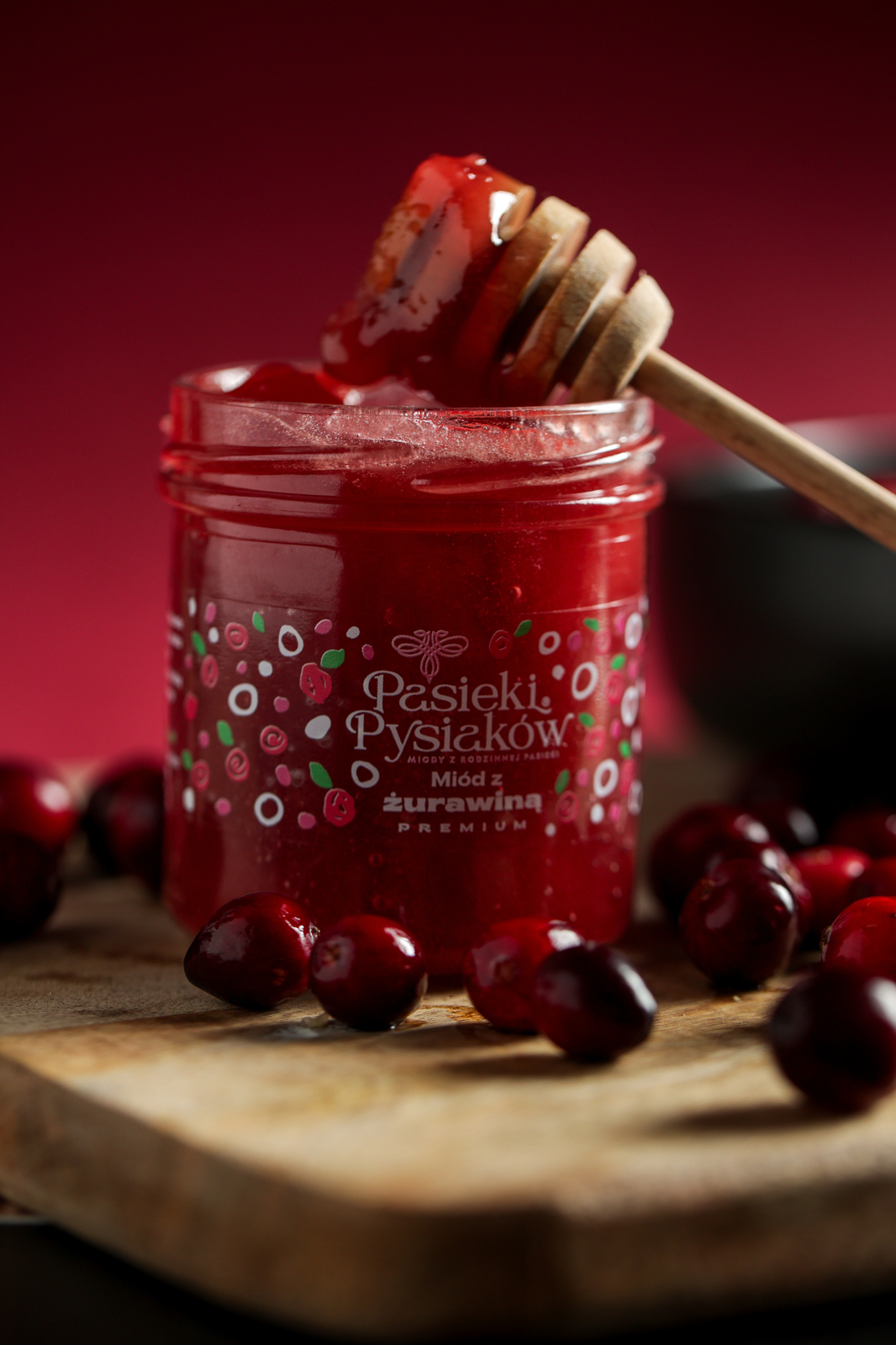 Miód z żurawiną 200g