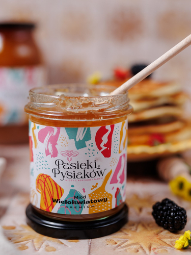 Miód naturalny wielokwiatowy 200g 2025r.