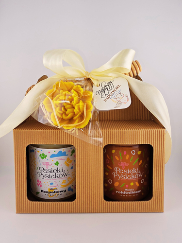 Dwa miody, jeden elegancki gest.