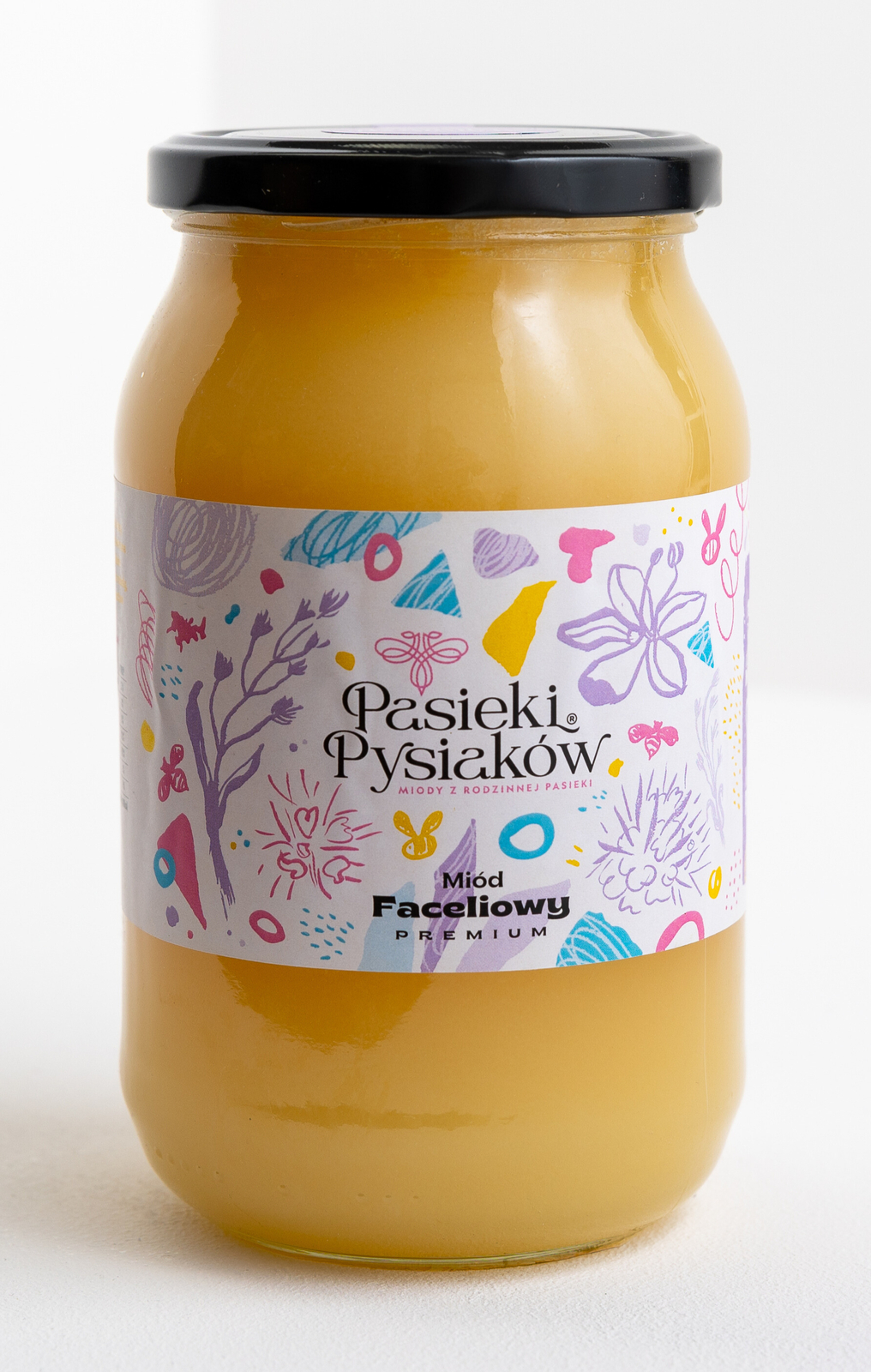Miód naturalny faceliowy 1200g 2025r.