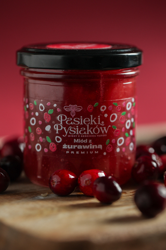 Miód z żurawiną 200g 