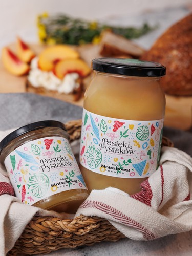 Miód naturalny mniszkowy 1200g 2025r.