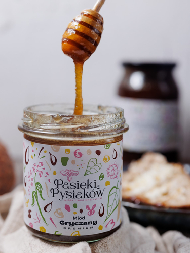 Miód naturalny gryczany 200g 2025