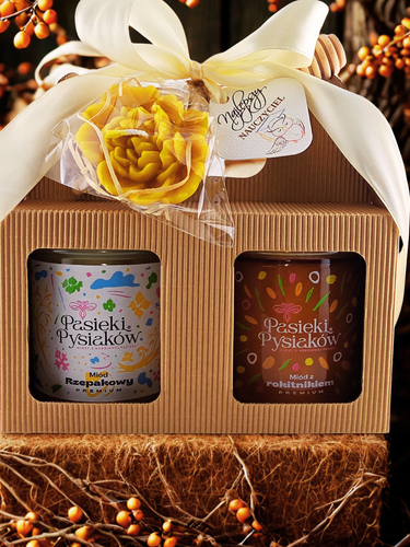 Zestaw dwóch Miodów na Dzień Nauczyciela. 