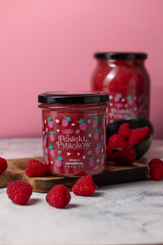 Miód z maliną 200g 2025r. 