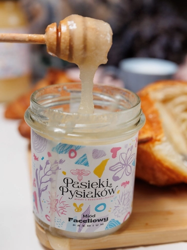 Miód naturalny faceliowy 1200g 2025r.