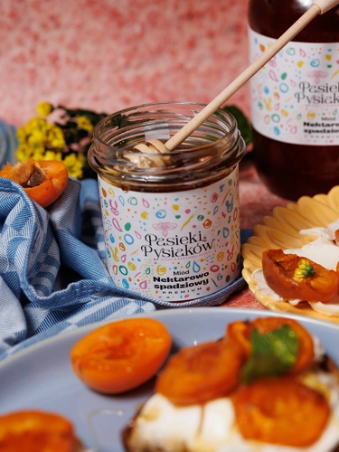 Miód naturalny nektarowo-spadziowy 450g 2025