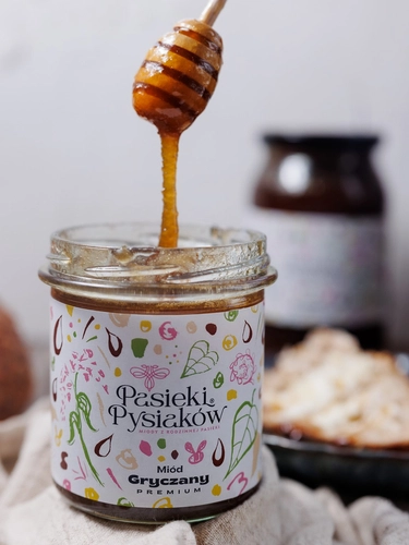 Miód naturalny gryczany 1200g 2025